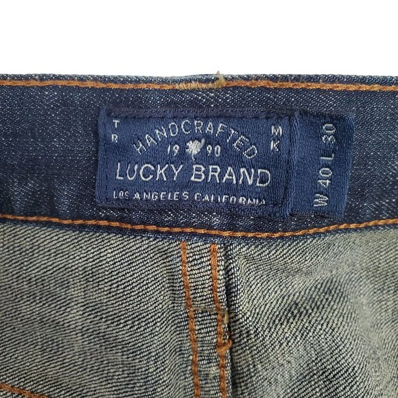 Lucky Brand Mens Size 40 x 30 Jeans Denim 221 Original Straight Stretch 5 Pocket - Picture 7 of 13
